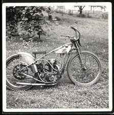 Fotografie Motorrad J.A.P. Rudge, Speedway Renn-Motorrad 