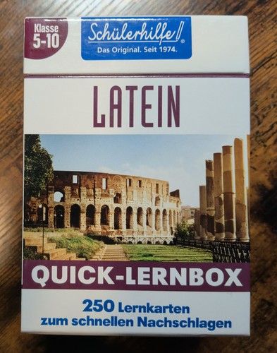 Latein quick lernbox klasse - latein, quick-lernbox