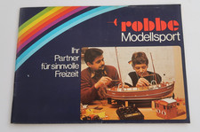 KLEINER  WERBE PROSPEKT KATALOG  ROBBE MODELLSPORT  SAMMELHEFT 80er JAHRE