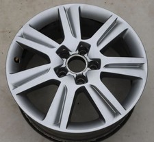 1x Original 17 Zoll A4 S4 8K B8 Felge 7x17 ET46 8K0601025N Silber 5x112 ML66,5