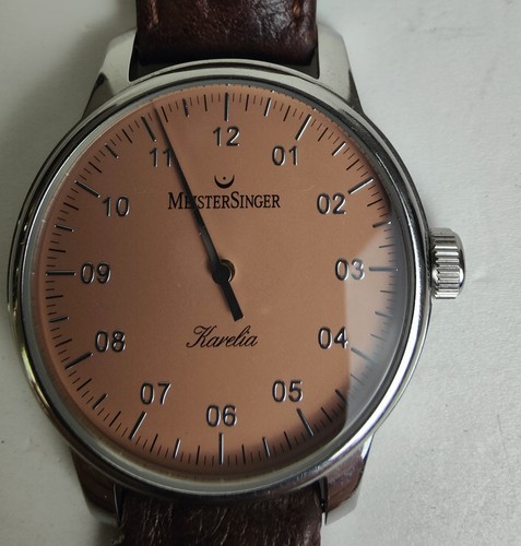 Einzeigeruhr von meistersinger - einzeigeruhr,