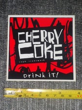 Coca Cola Retro Cherry Coke Drink It Aufkleber (Werbewerbung)