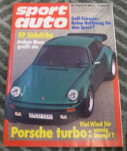 Sport auto 1975 porsche - sport,