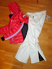 BOGNER DAUNENJACKE SKIJACKE ROT GR.42 KAUM GEBRAUCHT+SKIHOSE BOGNER NEUGR.40