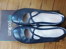Ballerina von empoduim, 38, echtes weiches Leder, blau, fast neu