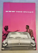 BMW 700 Coupe Brochure, Prospekt 6 seitig aufklappbar