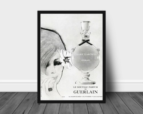 Vintage print parfümwerbung - vintage,
