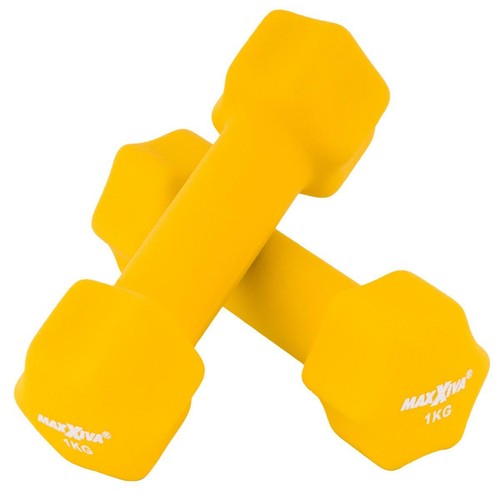 Maxxiva hantel set gelb - maxxiva, hantel-set