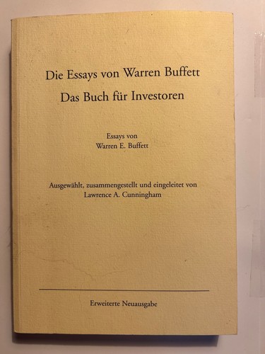 Die essays von - die, buffett