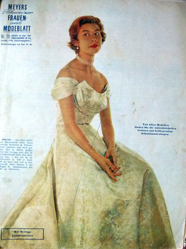 Altes modeheft von - von, 1954