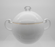 ROSENTHAL ASIMMETRIA Goldrand Suppenterrine Schüssel mit Deckel Unbenutzt Wiinb.