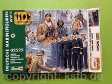 1:72 Revell #2525 WKII Deutsche Marine Figuren Seefahrer U-Boot Besatzung Ölzeug