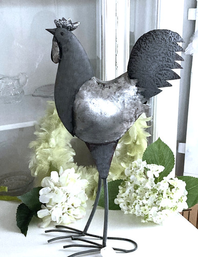 Xxl großer hahn huhn figur - huhn,