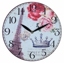 Wanduhr Paris Uhr rund