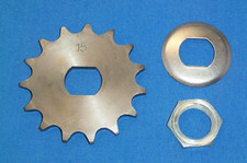 Set Ritzel 15 Z + Mutter +