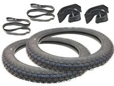 ✅ 2x Mofa Moped 17 Zoll Reifen Schlauch Felgenband Satz 2,75x17 (2 3/4 x 17) ✅