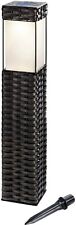 Esotec Solar Standleuchte Rattan, Höhe 50 cm, Lichtfarbe warmweiß 102073
