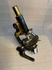 Altes Mikroskop Winkel-Zeiss Göttingen Messing funktioniert