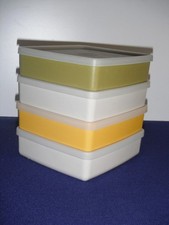 Tupperware Gefrierdose Wurstdose Käsedose Vorratsdose   4er Set