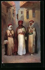 Beduinen-Gruppe in Tracht