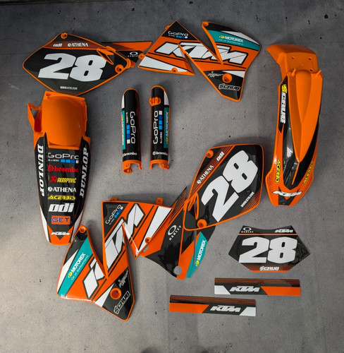 Kunststoff grafik ktm exc - grafik,