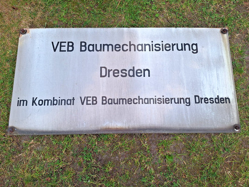 Ddr emaille schild - ddr, stück