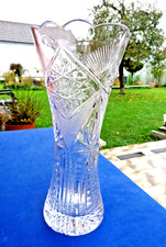 Kristallvase 24 cm hoch in