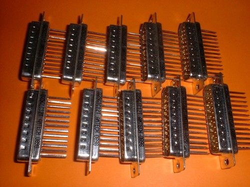 10x sub stecker pol - stecker, 25-pol