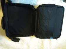 Notebooktasche Laptoptasche 12 Zoll aus Synthetik für Schule Büro Beruf schwarz