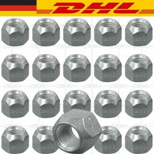 20 Radmuttern Kegelbund Stahlfelgen M12x1,5 für Mazda Mitsubishi Nissan Opel DHL