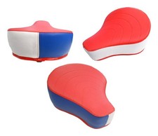 Suspension moped saddle - , faux