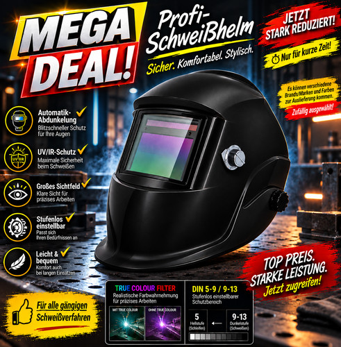 Schweißhelm automatik true - schweißhelm,