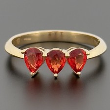 Ring 9 kt Gelbgold orange