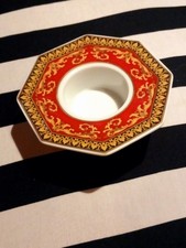 Versace Rosenthal Teelicht Kerzenständer Medusa Red 9 Cm