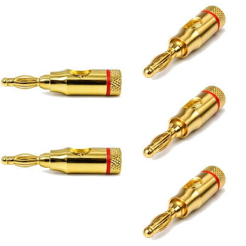 Bananen stecker 4mm rot - bananen,