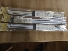  3 Paneelwagen für Schiebegardinen 57 cm Kunstform/Metall 6 mm Lauf