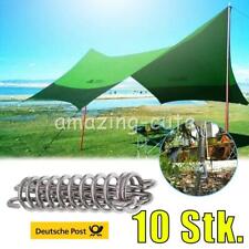 10er Set Stahl Sonnensegel