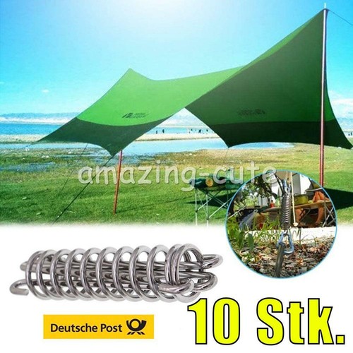 10er set stahl sonnensegel - 10er,