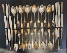 WMF Augsburger Faden, 800er Silber, neu, 68 Teile