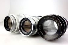 Leitz Leica 3x LOT Elmar 9cm
