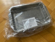 TCM Brat- und Auflaufform aus Edelstahl Bräter Schmorform mit Rost Tchibo