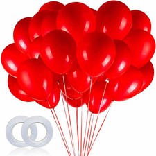 100 ROTE LUFTBALLONS für