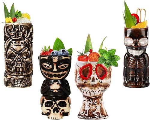 Tiki becher cocktail set - cocktail-set, 4