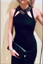 Coctailkleid / Abendkleid Terani Couture schwarz Gr. 8