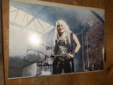 Autogramm Foto Doro Pesch