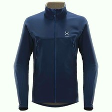 Haglöfs Jacke Herren Gr.XL Gecko Softshelljacke mit Flexable Blau 154630