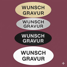Namensschild  Gravur