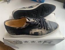 Swear London Dean 54 Sneaker schwarz braun Leder EU 40  BK0102 retro vintage