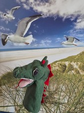 Handpuppe Drache von IKEA ca