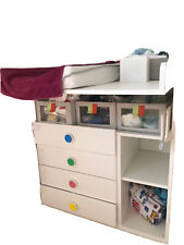 Ikea Stuva/Folja Wickeltisch/Schreibtisch in Weiß. Vier Schubladen 